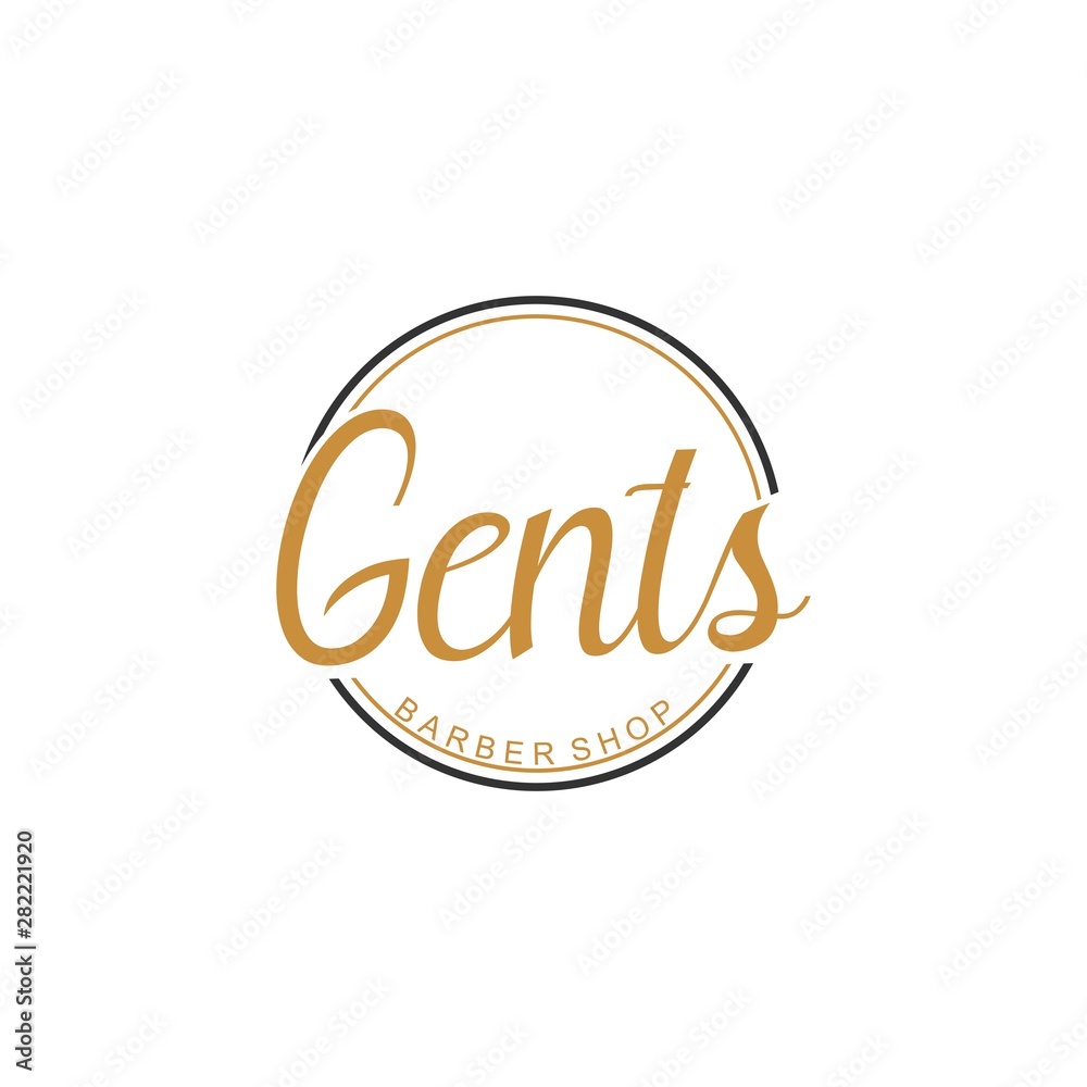 Barber shop logo template design vector, hair cut Barber shop logo template design vector, hair cut