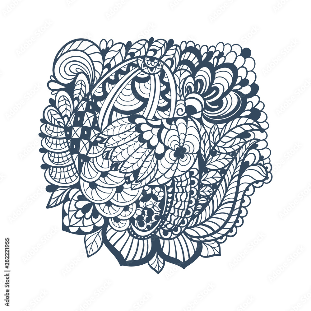 decorative element in Doodle style