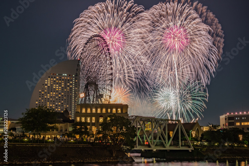 fireworks festivals Yokohama Japan