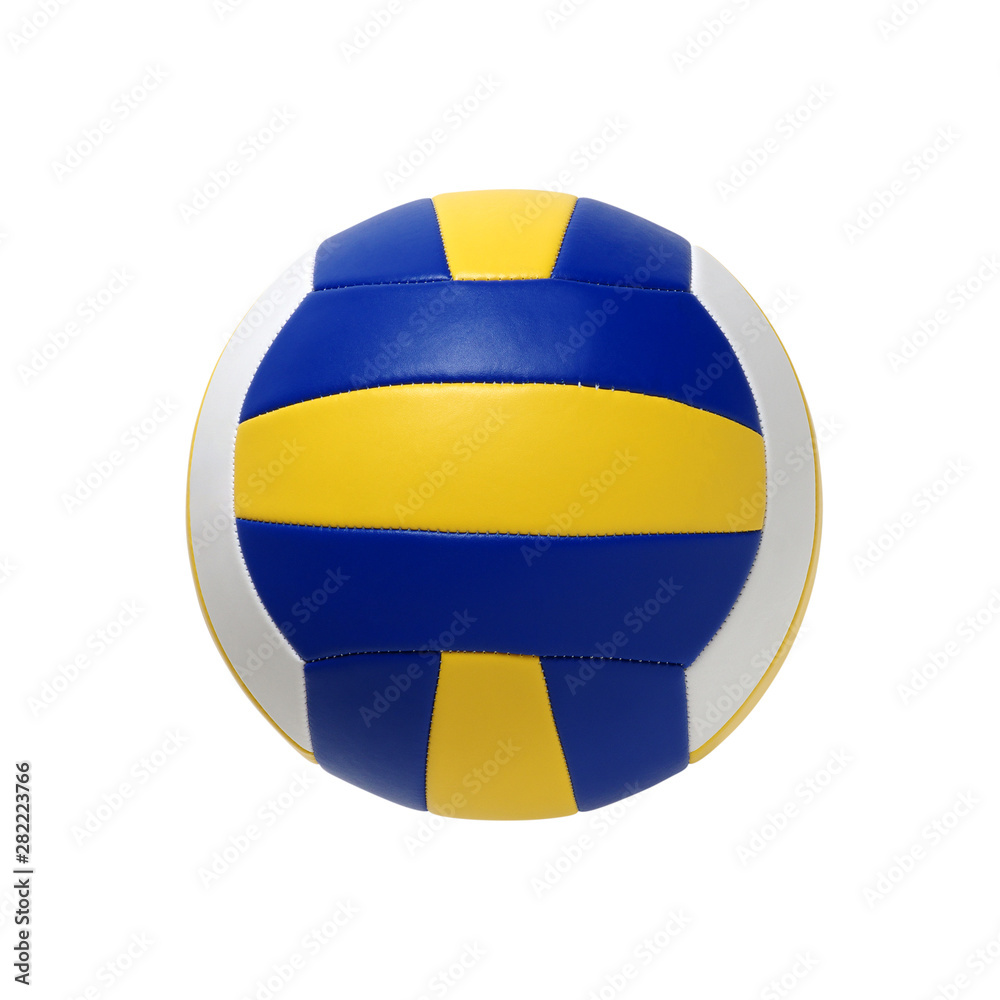 Volleyball ball on white