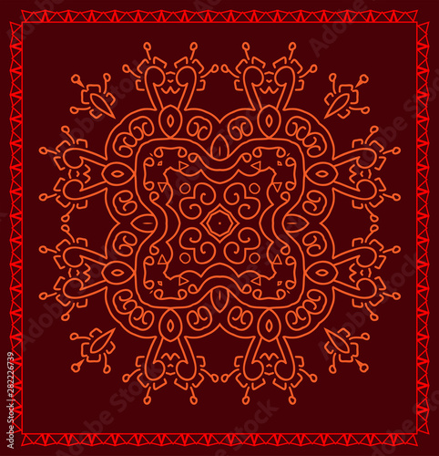 Folk, Tribal Design, Motif, Wall Painting