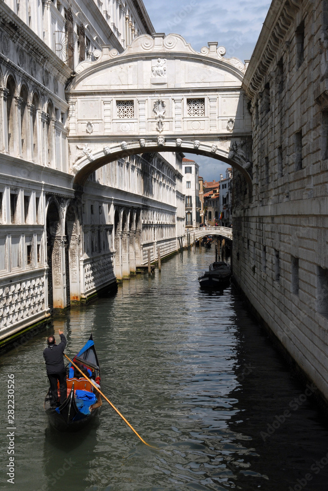 Le pont des Soupirs à Venise