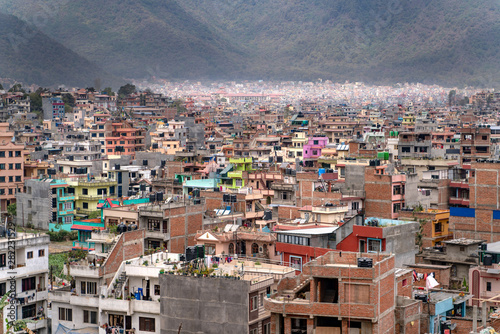Nepal, Kathmandu city town and the hills