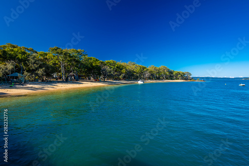 Sunny day on Coochiemudlo Island, Brisbane, Queensland, Australia