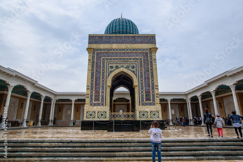 Imam al-Bukhari Mausoleum in Samarkand, Uzbekistan photo