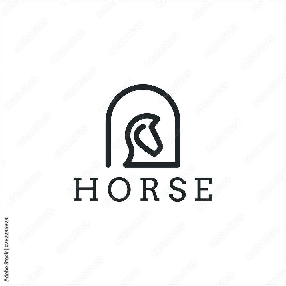 head horse logo design head horse logo design