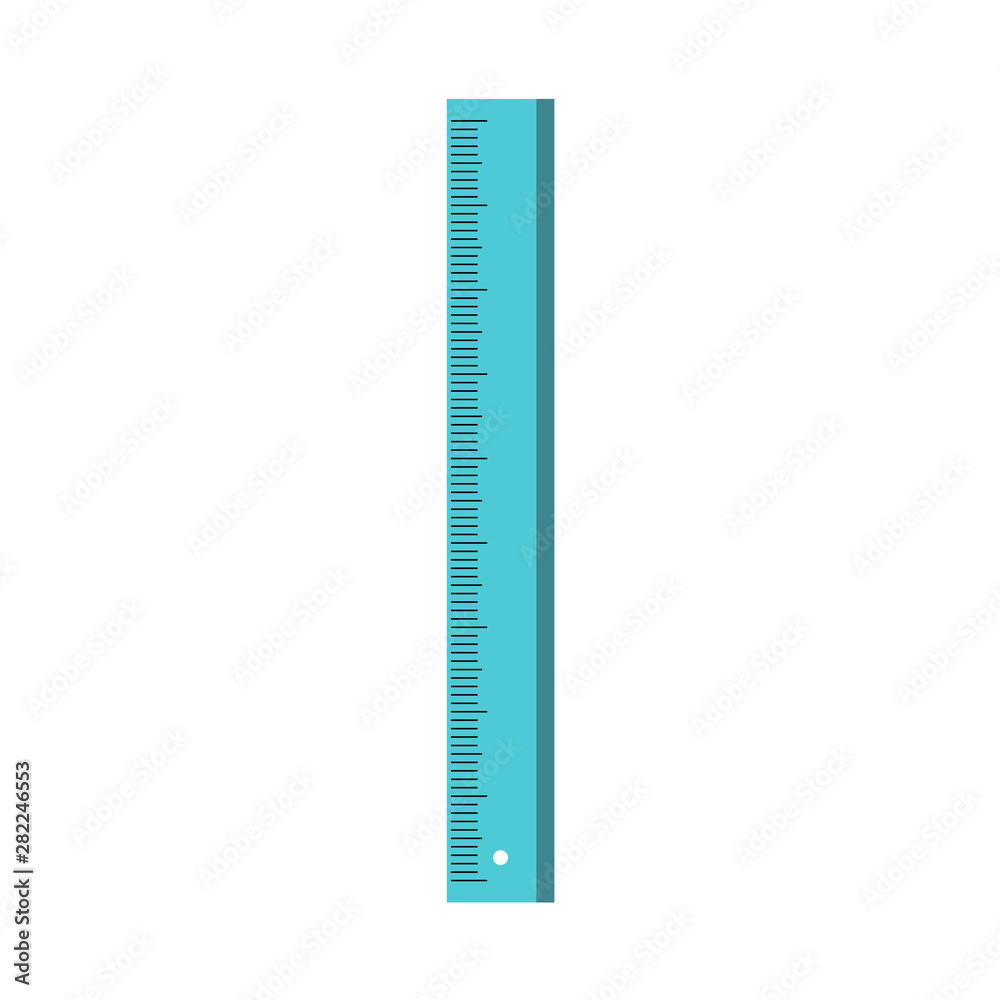School measuring plastic ruler 20 centimeter in blue color School measuring plastic ruler 20 centimeter in blue color