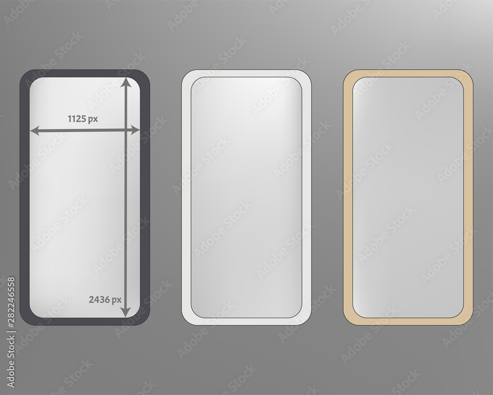 Mesh, gray colored phone backgrounds kit.