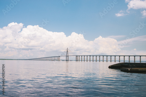 Wallpaper Mural Rio Negro Bridge in Manaus, Amazonas - Brazil Torontodigital.ca