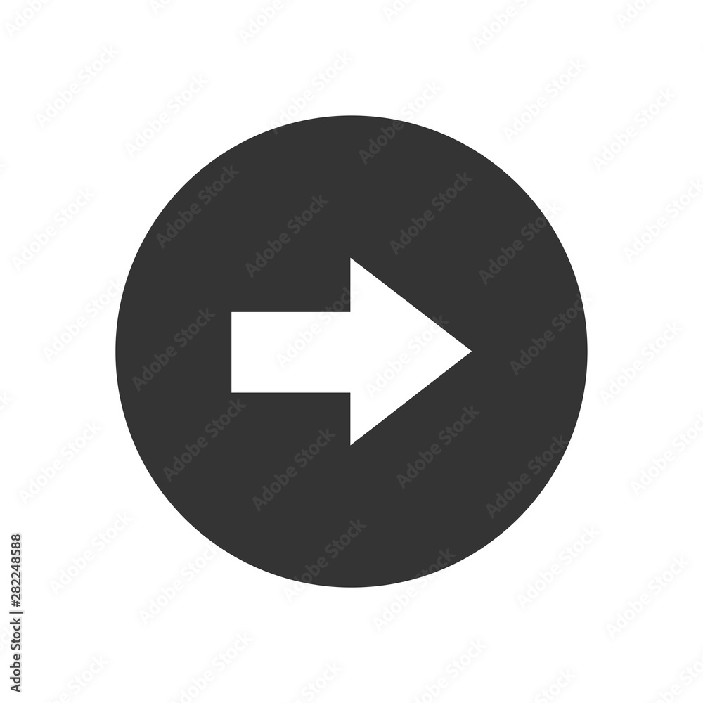 Next vector icon in modern style for web site and mobile app Next vector icon in modern style for web site and mobile app
