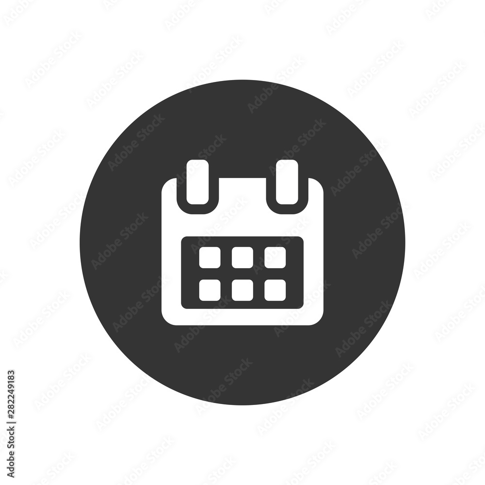 Calendar vector icon in modern style for web site and mobile app Calendar vector icon in modern style for web site and mobile app