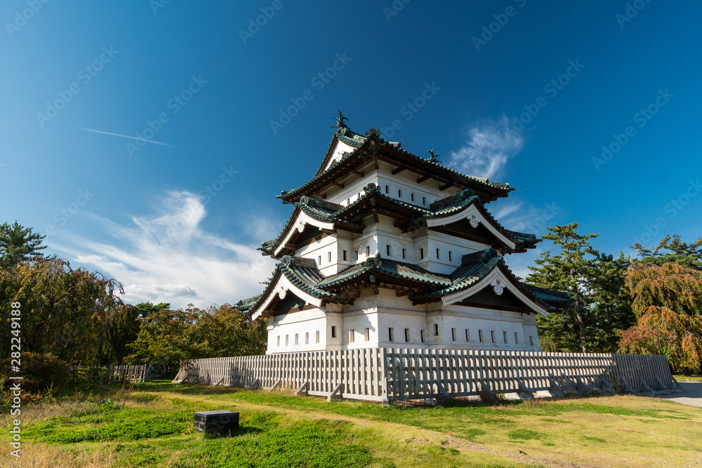 Hirosaki castle is don't miss historic landmark to visit in Aomori, Japan Hirosaki castle is don't miss historic landmark to visit in Aomori, Japan