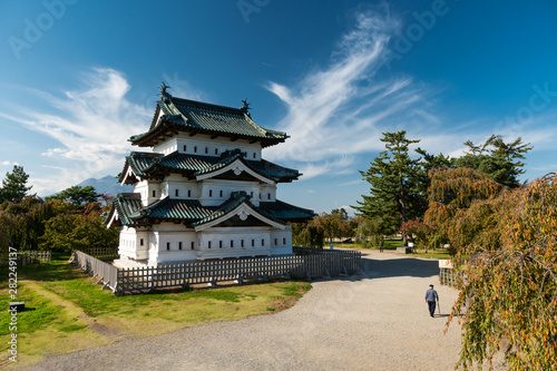 Hirosaki castle is don't miss historic landmark to visit in Aomori, Japan photo