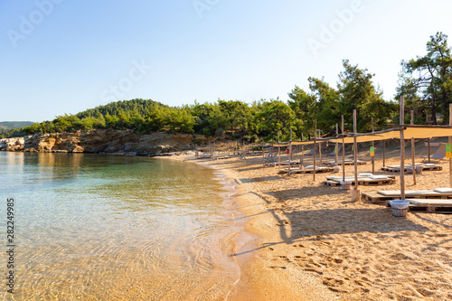 Fototapeta Naklejka Na Ścianę i Meble -  Beautiful secluded mediterranean beach.
