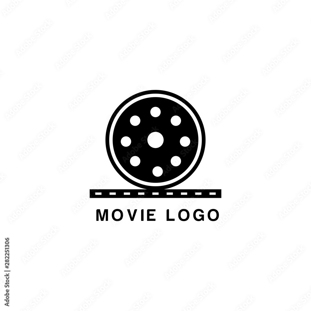 Movie Film Logo design Vector