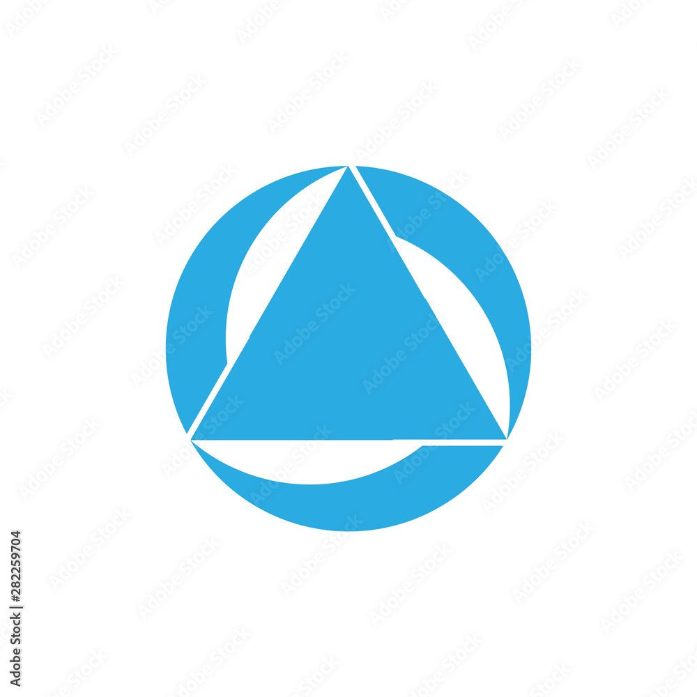 triangle circle motion design logo vector triangle circle motion design logo vector