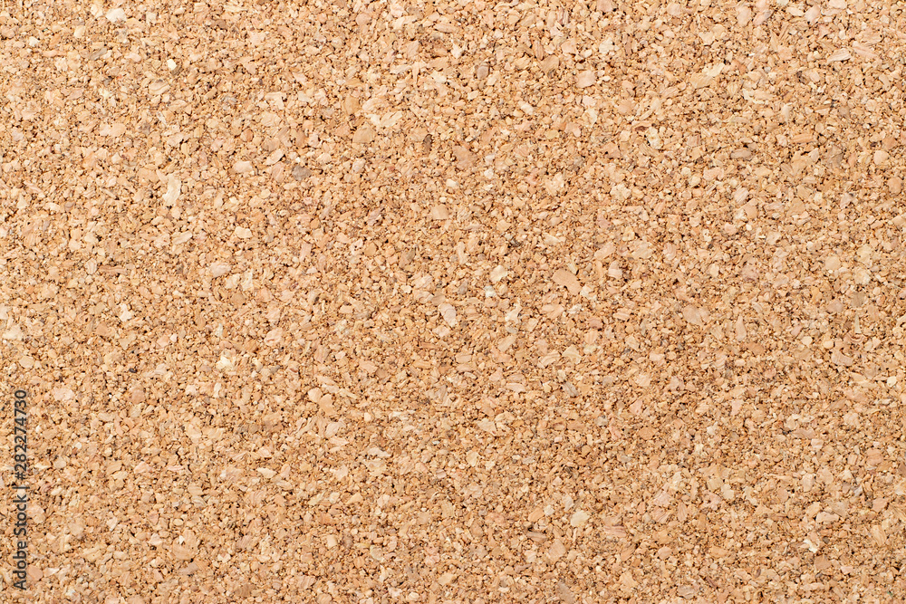 Brown yellow color of cork board textured background - obrazy, fototapety, plakaty 