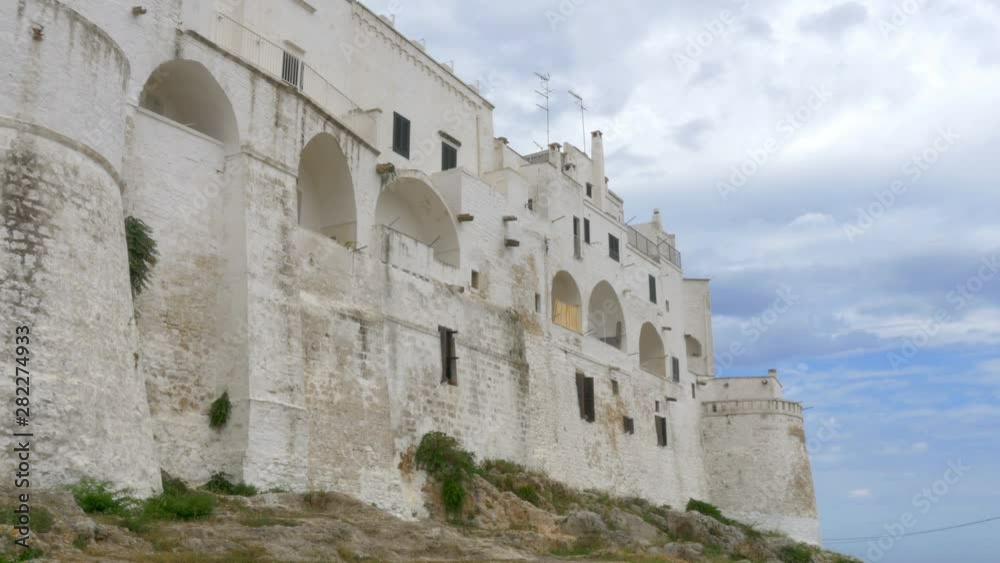 Panorama of the old medieval city of Ostuni in the south of Italy. Region of Apulia. Europa Panorama of the old medieval city of Ostuni in the south of Italy. Region of Apulia. Europa