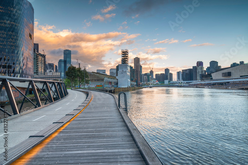 Yarra river in Melbourne Victoria photo