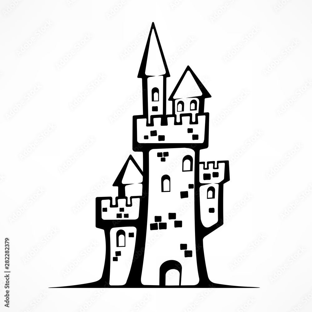 Retro Castle sketch