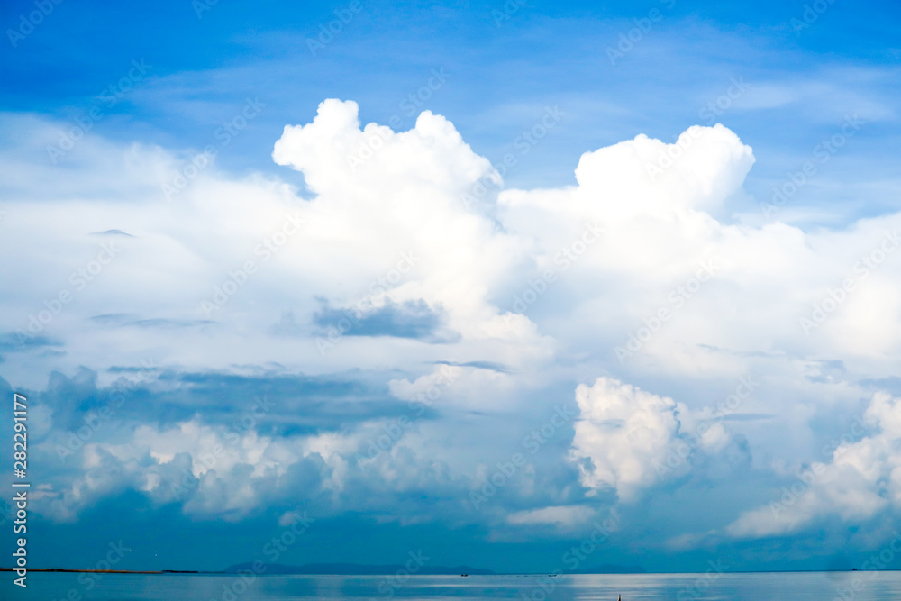 white cloud in summer clear blue sky background white cloud in summer clear blue sky background