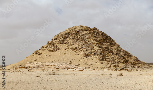 Bent Pyramid in Necropolis of Dahshur  Cairo  Egypt