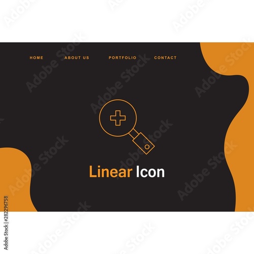 search icon creative design templat