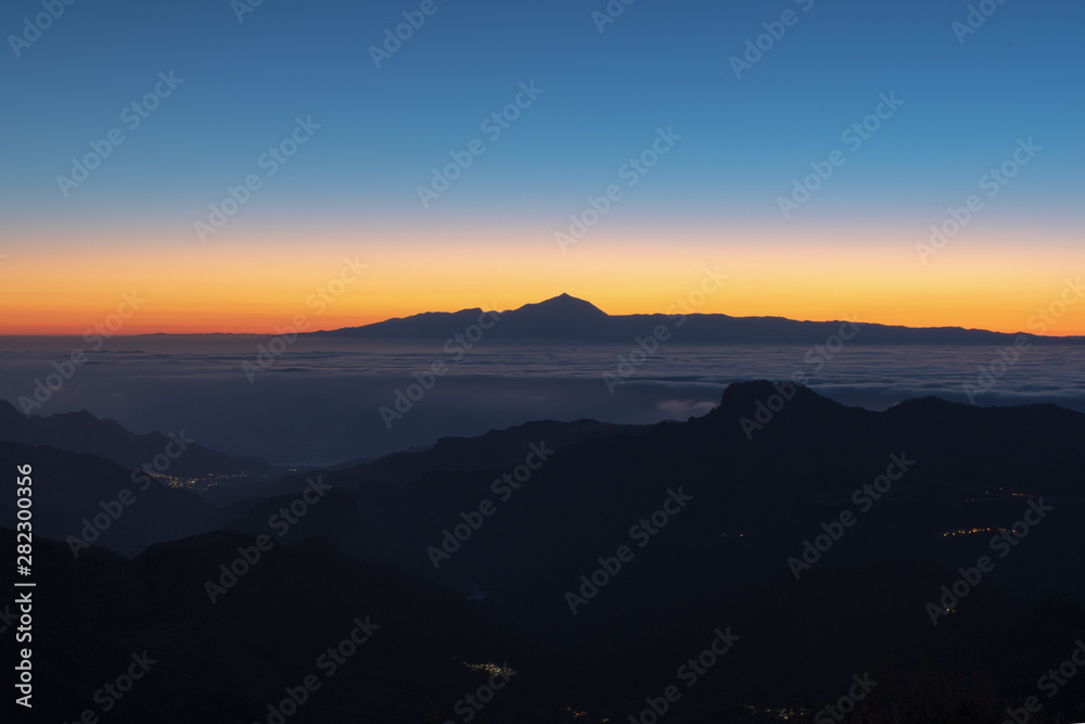 Teide and clouds
