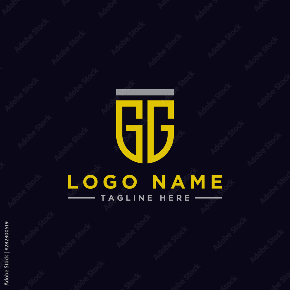 Inspiring company logo designs from the initial letters of the GG logo icon. -Vectors