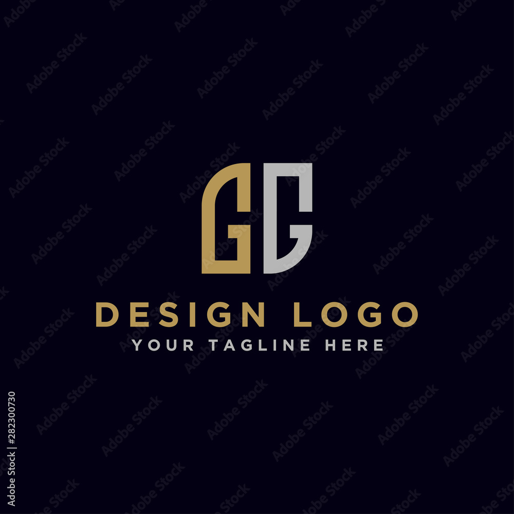 Inspiring company logo designs from the initial letters of the GG logo icon. -Vectors