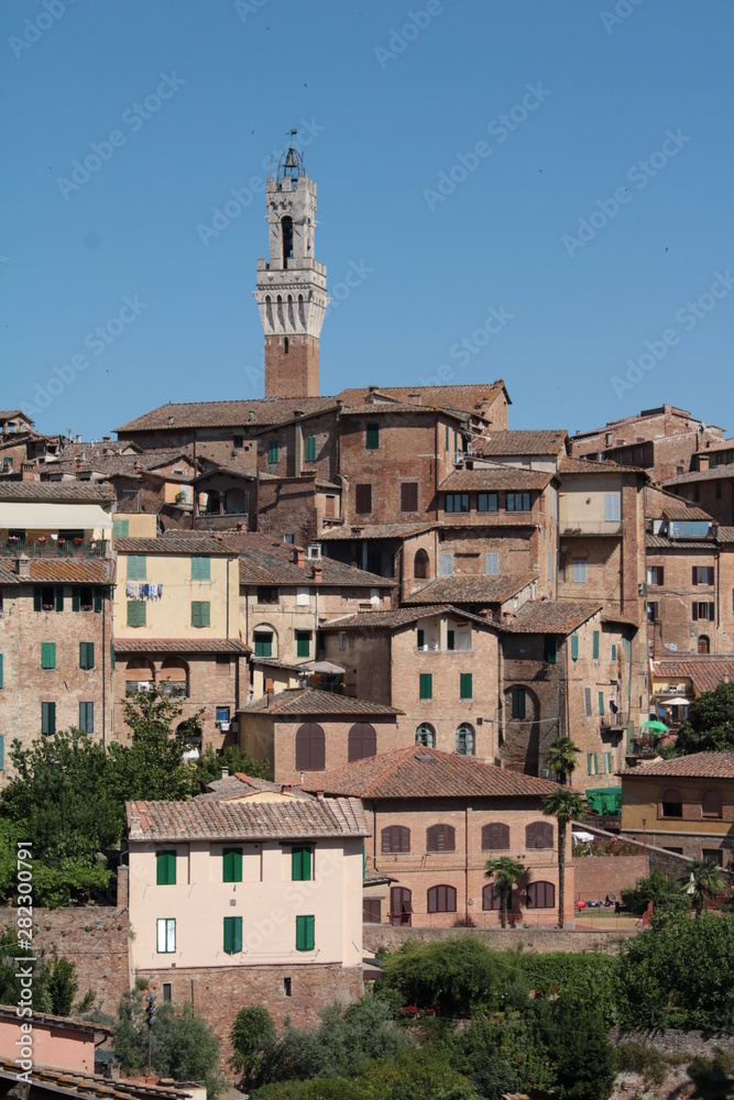 View of Siena from the Sanctuary of Santa Caterina
