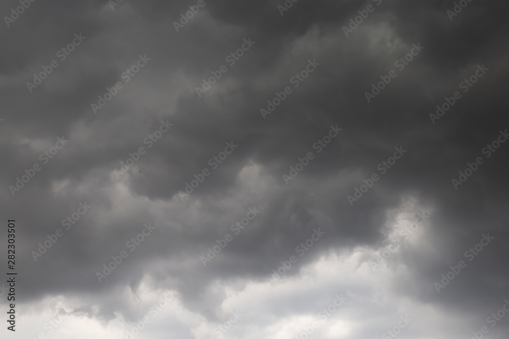 Storm clouds in the sky background. Abstract concept.