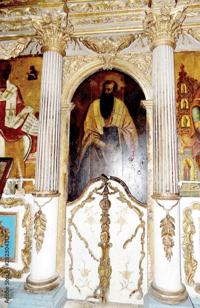 icon from the  Greek church St. Nicolas in Zakynthos island