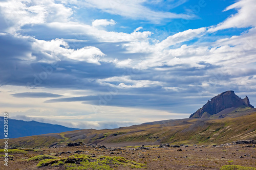 Beautiful mountain landscape in Iceland. © photosaint