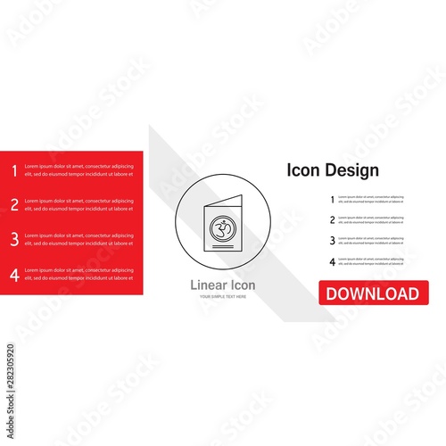 card icon creative design templat