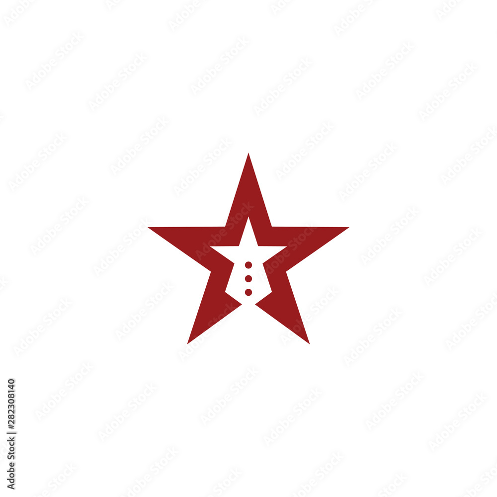 Abstract star logo icon design template elements Abstract star logo icon design template elements
