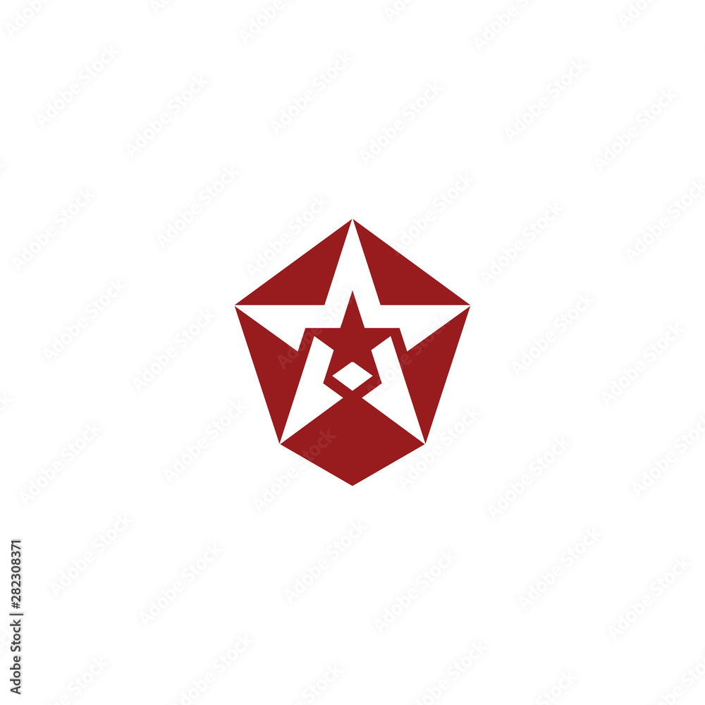 Abstract star logo icon design template elements Abstract star logo icon design template elements