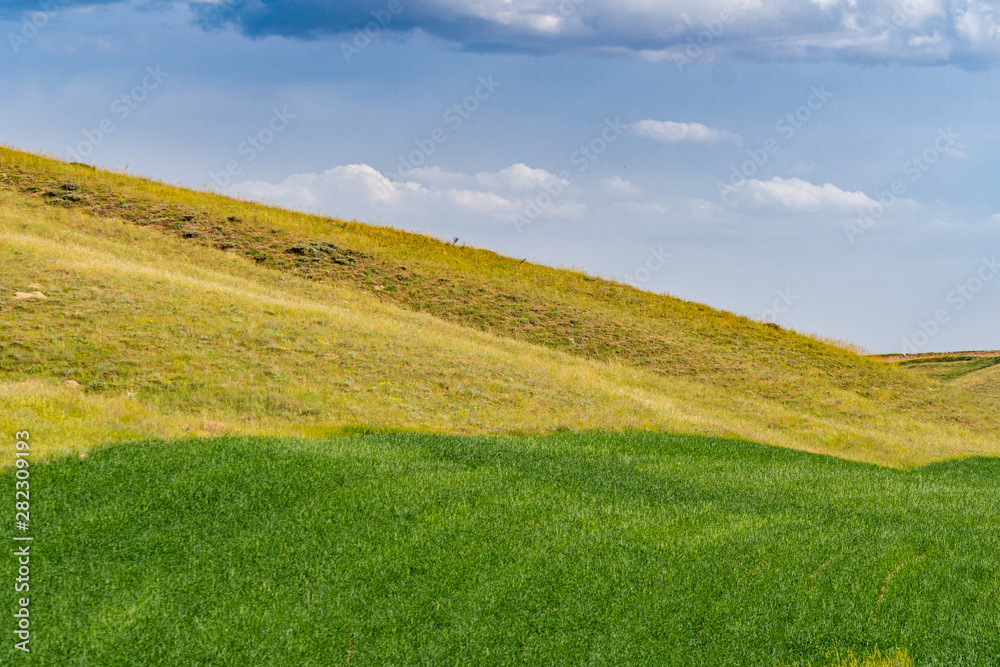 Fototapeta premium Landscape from anatolian steppes
