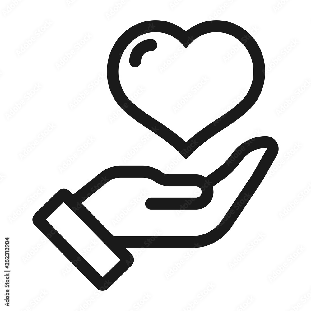 human insurance - minimal line web icon. simple vector illustration. concept for infographic, website or app. human insurance - minimal line web icon. simple vector illustration. concept for infographic, website or app.