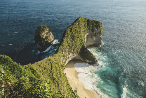Manta Bay or Kelingking Beach on Nusa Penida Island, Bali, Indonesia