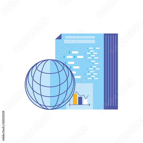 document with statistical and sphere browser technology