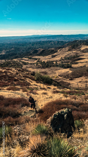 Running Through California Hills