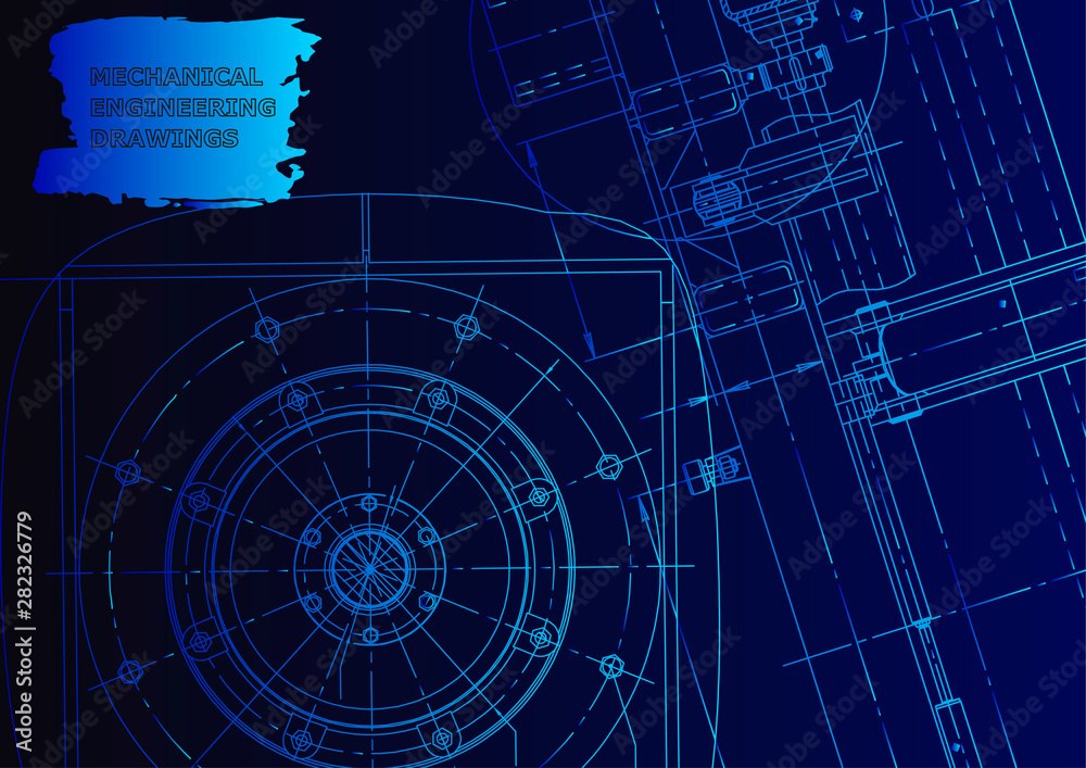 Vector engineering illustration Vector engineering illustration