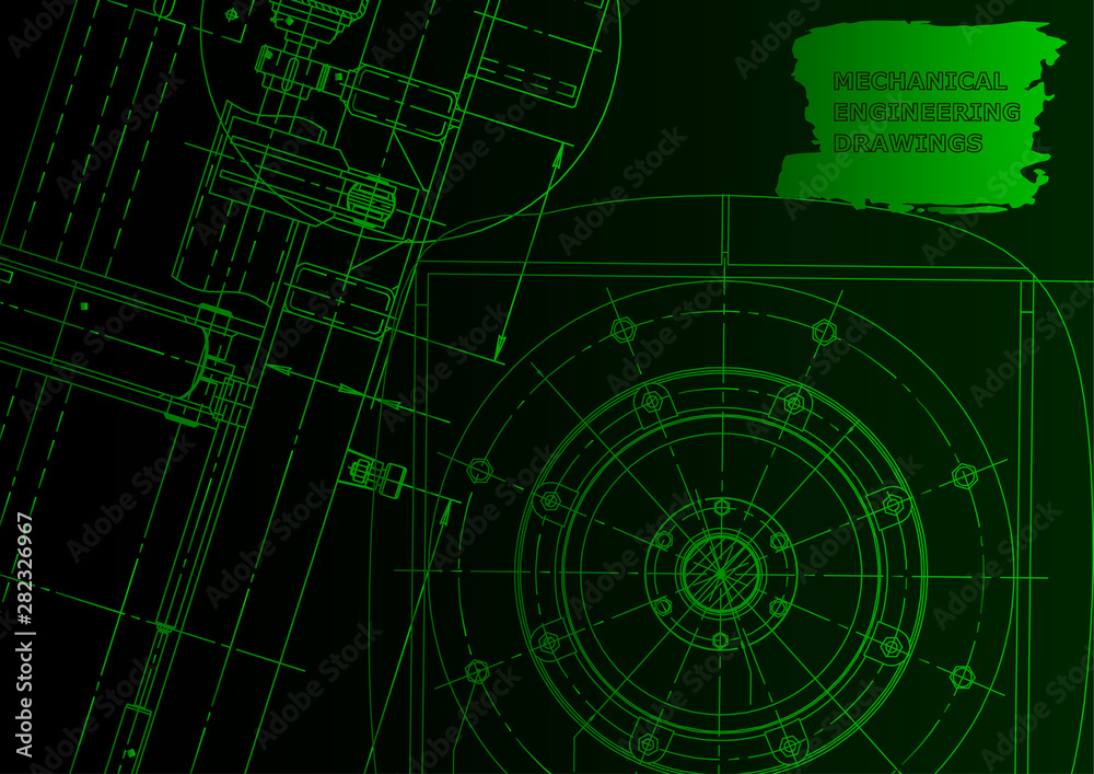 Vector engineering illustration Vector engineering illustration