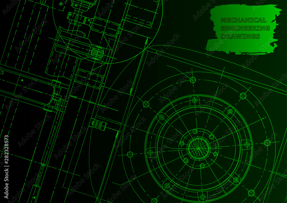Vector engineering illustration Vector engineering illustration