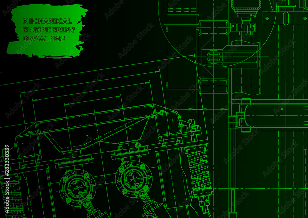 Vector engineering illustration Vector engineering illustration