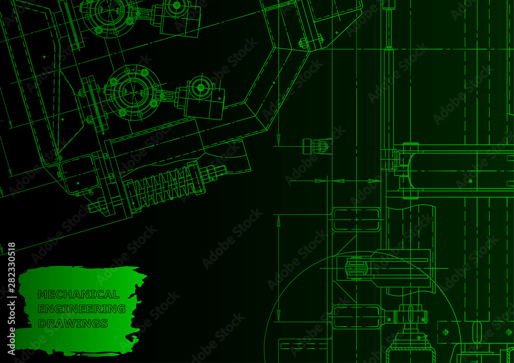 Vector engineering illustration Vector engineering illustration