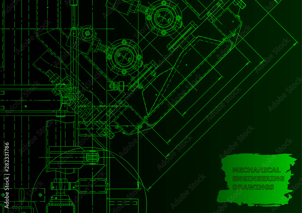 Obraz premium Vector engineering illustration
