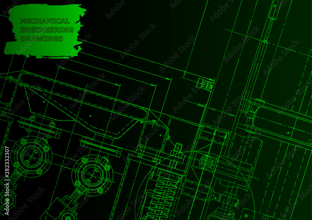 Vector engineering illustration Vector engineering illustration