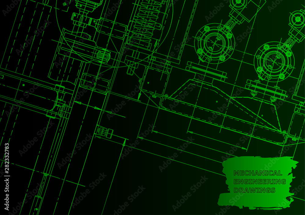 Vector engineering illustration Vector engineering illustration